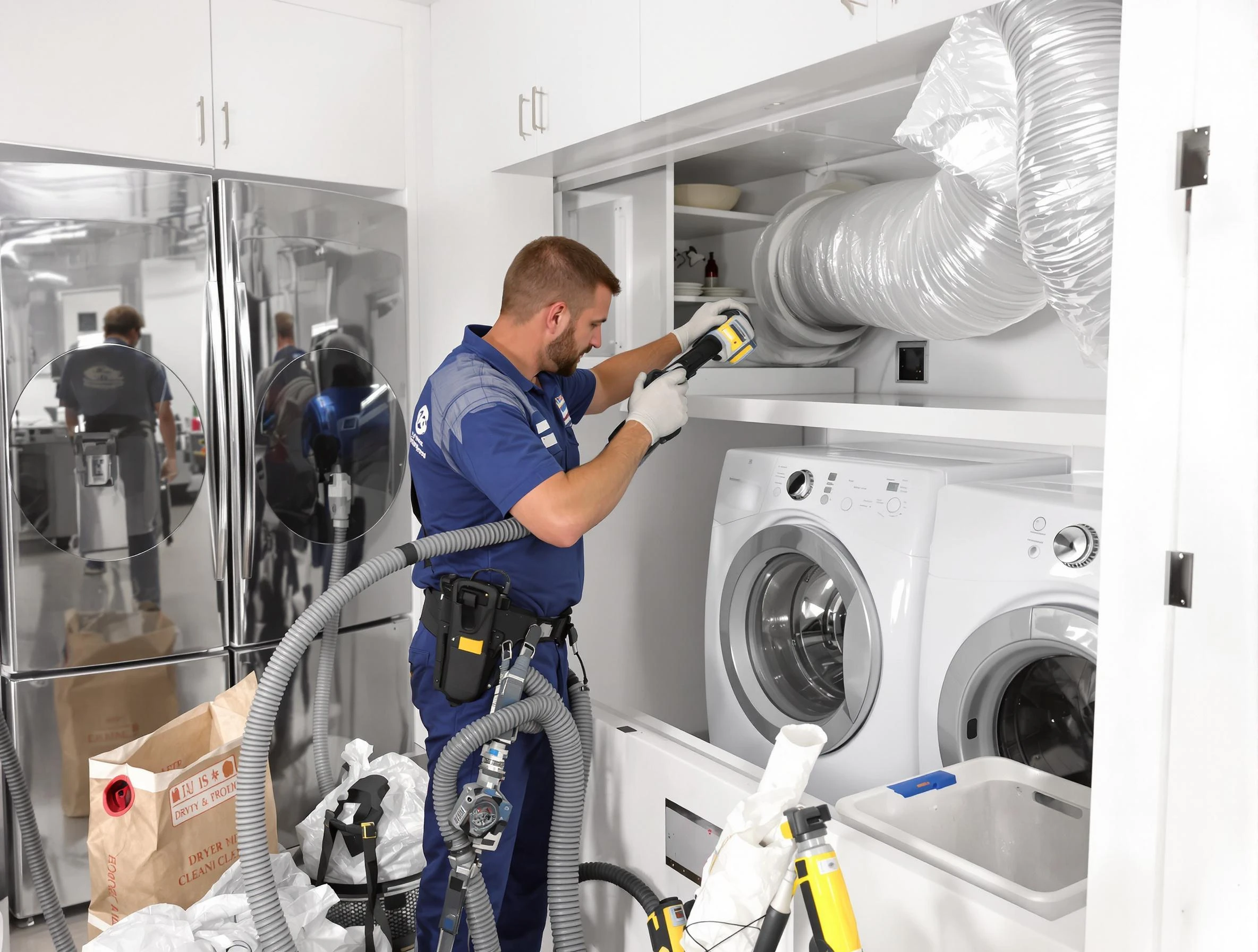 Professional duct cleaning by Costa Mesa Dryer Vent Cleaning in Costa Mesa