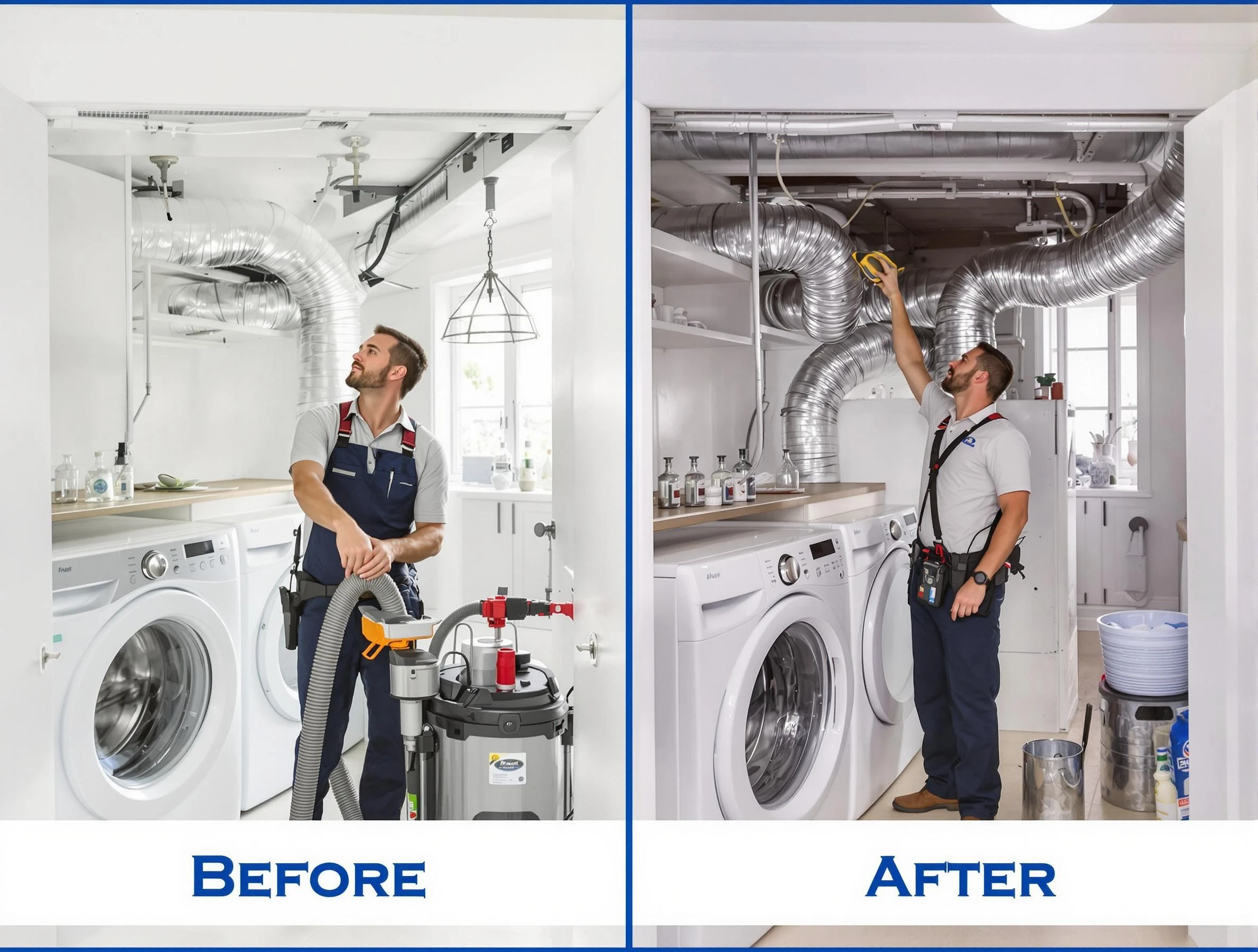 Expert gas dryer vent cleaning by Costa Mesa Dryer Vent Cleaning in Costa Mesa