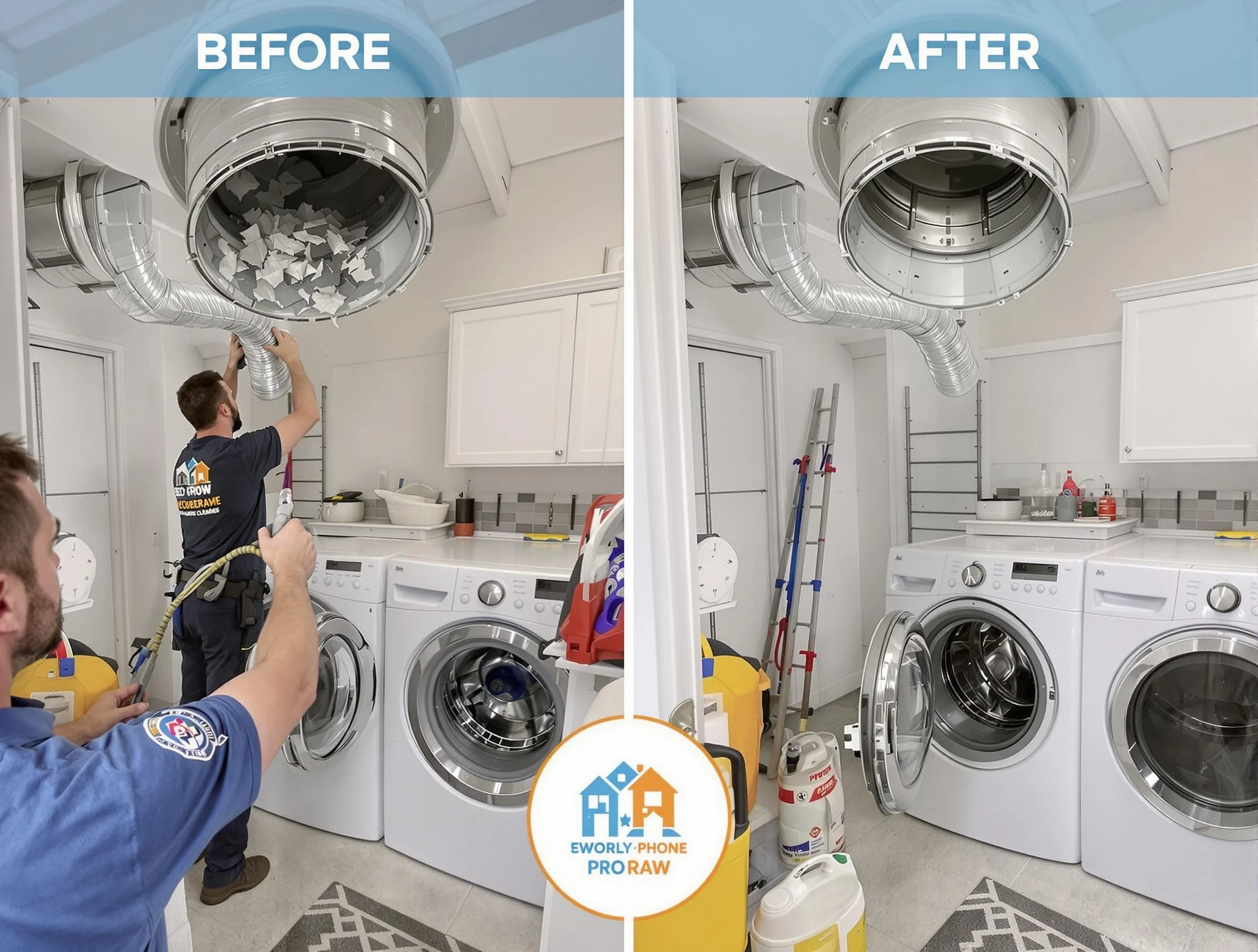 Residential dryer vent cleaning by Costa Mesa Dryer Vent Cleaning in Costa Mesa